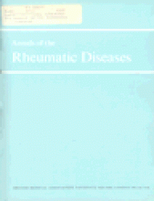 Annals of the Rheumatic Diseases: 46 (2)