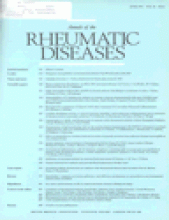Annals of the Rheumatic Diseases: 50 (6)
